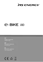 Preview for 3 page of MS ENERGY e-bike i10 Instruction Manual