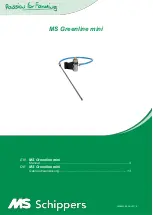 MS Schippers MS Greenline mini Manual предпросмотр