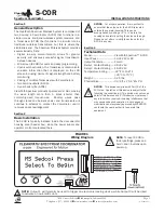 MS Sedco CleraPath Spectrum S-COR Installation Instructions preview