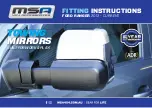 MSA 4X4 Towing Mirror Fitting Instructions Manual preview