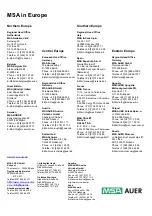 Предварительный просмотр 104 страницы MSA AUER 3S-H-PS-F1 Operation