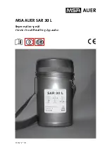 MSA AUER SAR 30 L Manual предпросмотр