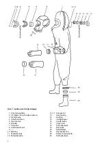 Предварительный просмотр 4 страницы MSA AUER VAUTEX ELITE 3SL Type 1b ET EN 943-2 Manual