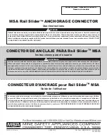 MSA 10030608 User Instructions preview