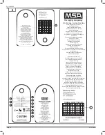 Preview for 10 page of MSA 10103219 Use And Maintenance Instructions