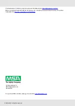 Preview for 2 page of MSA 10151241 Operating Manual