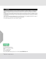 Preview for 2 page of MSA 10193956 Operating Manual