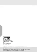 Preview for 2 page of MSA 10207313 User Instructions