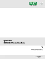 MSA 5100-03-IT Operating Manual preview