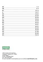 Preview for 2 page of MSA Advantage 3200 Manual