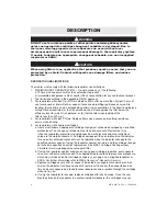 Preview for 4 page of MSA Advantage 400 Series Instructions Manual