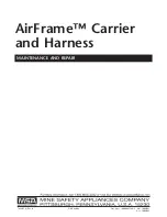 Preview for 1 page of MSA AirFrame 10046846 Maintenance And Repair