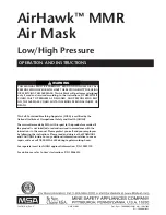 MSA AirHawk MMR Operation And Instructions Manual preview