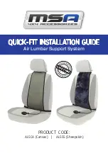 MSA ALSCA Quick-Fit Installation Manual preview