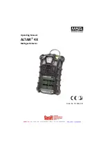 MSA altair 4x Operating Manual preview