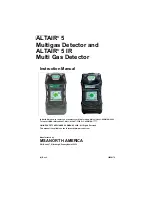 Предварительный просмотр 2 страницы MSA altair 5 Instruction Manual