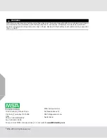 Preview for 2 page of MSA ALTAIR io360 Operating Manual