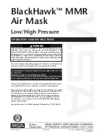 Preview for 1 page of MSA BlackHawk MMR Operation And Instructions Manual