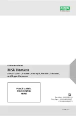 MSA Crossover Harnesses User Instructions preview