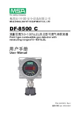 MSA DF-8500 C User Manual preview