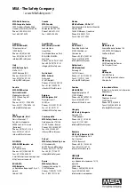 Preview for 16 page of MSA EVOLUTION 6000 Series Operating Manual