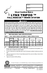 Preview for 1 page of MSA FALL-RESCUE 10022050 User Instructions