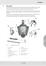 Предварительный просмотр 7 страницы MSA G1 Facepiece Operating Manual