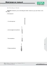 Preview for 5 page of MSA GA74H60-BQXXL Maintenance Manual