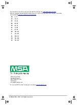 Preview for 2 page of MSA Gallet F1 XF Operating Manual