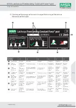 Preview for 21 page of MSA Latchways Freestanding Constant Force User Instructions