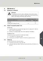 Preview for 13 page of MSA Luminator Cap Lamp Operating Manual