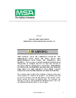 Preview for 9 page of MSA MultiGard 5000 Manual