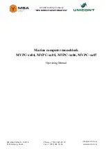 MSA MVPC-04 Series Operating Manual preview