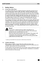 Preview for 4 page of MSA OptimAir 3000 Operating Manual