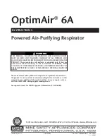 MSA OptimAir 6A Instructions Manual preview