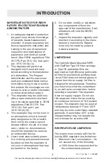 Preview for 3 page of MSA OptimAir Mask-Mounted PAPR User Instructions