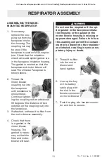 Preview for 11 page of MSA OptimAir Mask-Mounted PAPR User Instructions