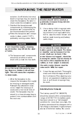 Preview for 19 page of MSA OptimAir Mask-Mounted PAPR User Instructions