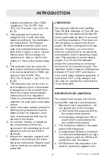 Preview for 3 page of MSA OptimAir MM 2K User Instructions