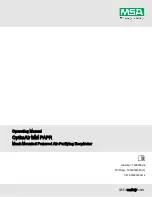 MSA OptimAir MM PAPR Operating Manual preview