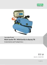 Preview for 1 page of MSA SavOx Industry TR Operating Manual