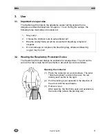 Предварительный просмотр 9 страницы MSA SavOxCap 60 Operating Manual