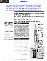 Preview for 1 page of MSA SURETYMAN SRS15 Application, Operation, Maintenance & Inspection Instructions Manual