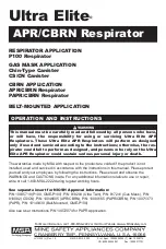 Preview for 1 page of MSA Ultra Elite P100 Operation And Instructions Manual