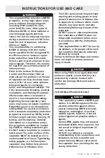 Preview for 7 page of MSA Ultra Elite P100 Operation And Instructions Manual