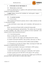 Preview for 8 page of MSA UNICONT PS-203-40 Operating Manual