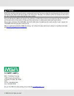 Preview for 2 page of MSA V-SHOCK EDGE PFL User Instructions