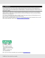 Preview for 25 page of MSA V-SHOCK EDGE PFL User Instructions