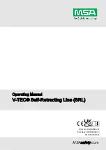 Preview for 1 page of MSA V-TEC SRL Operating Manual