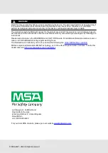 Preview for 3 page of MSA V-TEC SRL Operating Manual